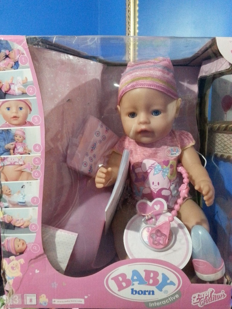 baby doll that cries and wees